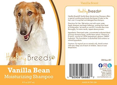 Healthy Breeds Borzois Vanilla Bean Moisturizing Shampoo 8 oz - Image 2