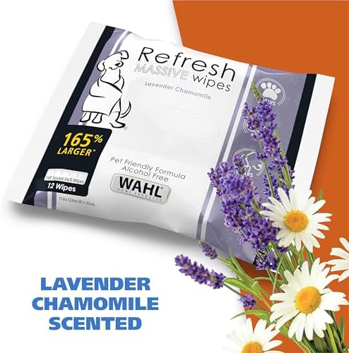 Wahl Refresh Massive Dog Wipes, Lavender Chamomile, 36 ct - Image 6