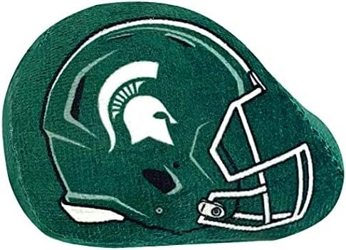 BEST PLUSH CAT TOY: NCAA MICHIGAN STATE SPARTANS Complete Set of 3 piece Cat Toys filled with Fresh Catnip. Includes: 1 Helmet Cat Toy, 1 Football Cat Toy with Feathers & 1 Beer Bottle. With Team LOGO - Image 2