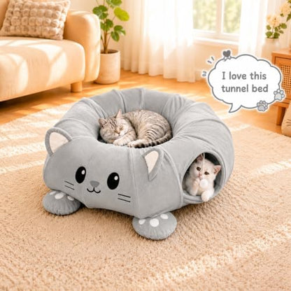 Cat Tunnel Bed with 21 Interactive Toys - Image 6