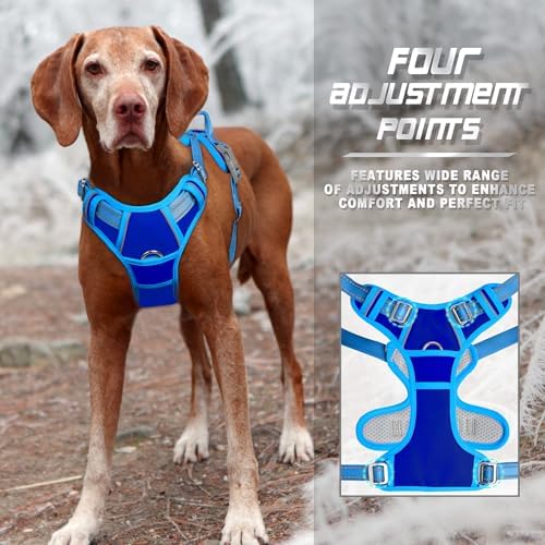 BARKBAY Dog Harness No Pull for Large Dogs Front Back Clips,Dog Vest - Image 6