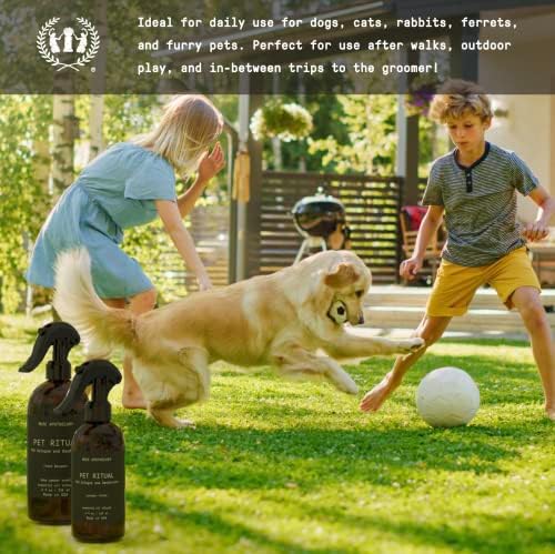 Muse Apothecary Pet Ritual Pet Cologne Spray for Dogs - Dog Perfume Spray Long Lasting After Bath - Pet Perfume for Dogs - Essential Oils Infused - 8oz, Lavender Fields - Image 5