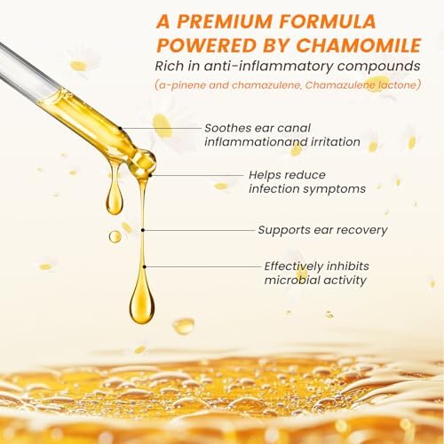 4 Pack Dog Ear Drops, Dog Ear Cleaner Drops, Ear Infection Treatment for Dogs and Cats, Natural Herbal Ear Cleaning Solution for Dirty,Itchy,Smelly,Inflammed Pet Ears, 2 oz with Dropper - Image 4