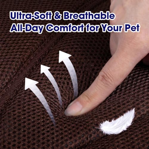 Soft Dog Recovery Cone Collar – Adjustable Transparent E-Collar Alternative for Large Dogs After Surgery | Anti-Lick, Soft Padded Neck, Comfortable Pet Recovery Cone for Eating & Sleeping, XL - Image 4