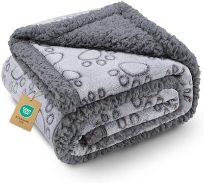 Luciphia Waterproof Dog Blanket Reversible Sherpa Fleece for Small Dogs Cat by luciphia