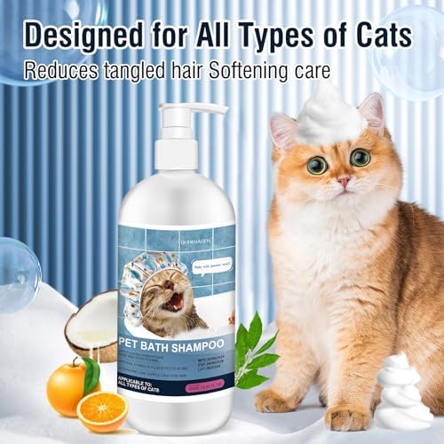 Cat Shampoo, 500 mL, Gentle Botanical Shampoo for Cats & Kittens - Image 3