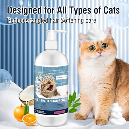 Cat Shampoo, 500 mL, Gentle Botanical Shampoo for Cats & Kittens - Image 3