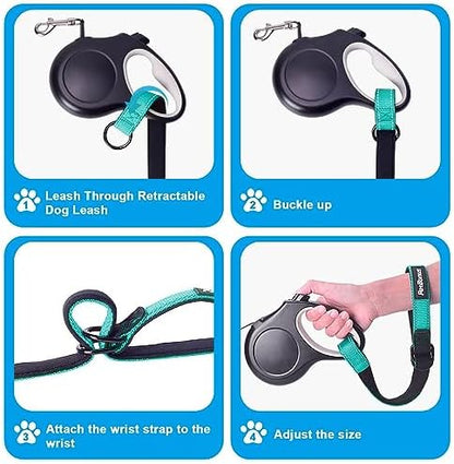 PetBonus Short Dog Leash, Safety Wrist Strap for Dog Retractable Leash - Image 5