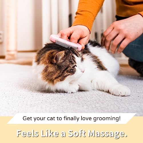 Leo's Paw The Original Pet Hair Removal Massaging Shell Comb - Image 3