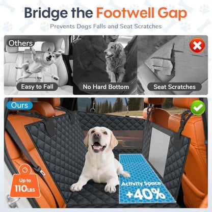 dessports Dog Car Seat Backseat Extender Hard Bottom for Medium Large Dogs - Image 5