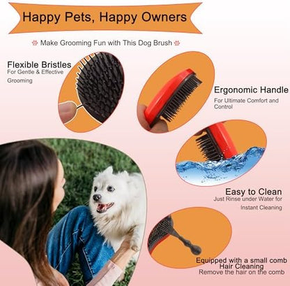 Puppy Brush - Soft Dog Brush (Orange) - Image 4