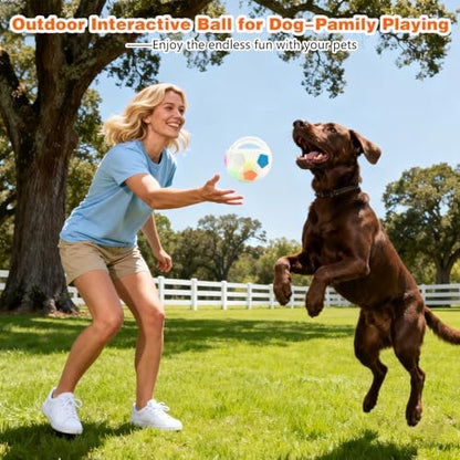 The Mellow Dog Calming Ball with Handle, Mellow Dog Calming Ball,Squeaky Floating Rubber Balls,Interactive Balls for Dogs Playing,Water Play,Training & Outdoor Games (Black) - Image 2