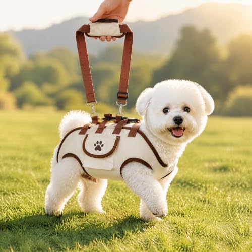 Small Dog Carrier Bag, Hands Free Pet Carrier Purse with Shoulder Strap & Leash Function, Portable Puppy Carrying Tote for Travel, Walking, Shopping and Daily Outings - Image 5