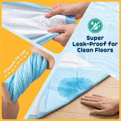 Puppy Pads for Dogs, 50-Pack, 34x28 in, 6-Layer Leakproof - Image 3