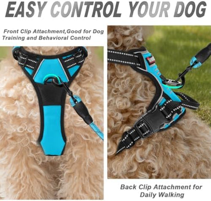 BARKBAY Dog Harness No Pull for Small Sized Dog Front Back Clips,Dog Vest - Image 2