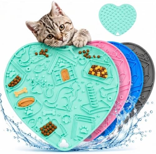 Interactive Cat Puzzle Feeder & Dog Enrichment Toy, Slow Feeder for Indoor Cats, Kittens, Puppies & Small Dogs, Treat Dispensing Food Puzzle to Encourage Foraging, Mental Stimulation & Reduce Boredom by Unknown