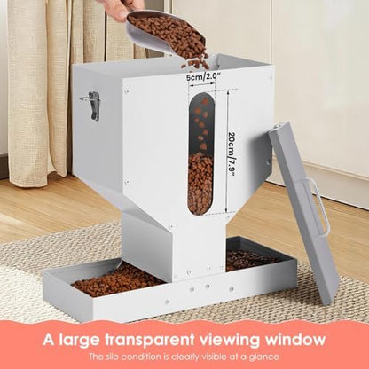 Gravity Cat Feeder 2 Cats - 12L Automatic Dual Cat Feeder - Image 5