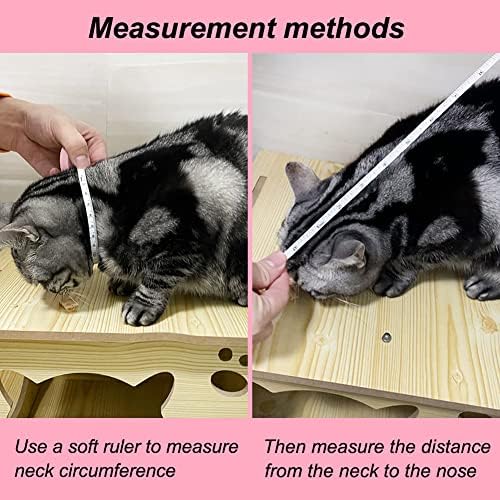 Vivifying Pet Cone for Cats and Small Dogs, 3 Size of Adjustable 5.7-8in Lightweight Recovery Elizabethan Collar for Cats, Puppies and Mini Dogs (Pink) - Image 6