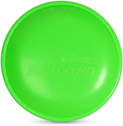 Ruff Dawg K9 FlyerJR – Durable, Flexible Flying Disc Dog Toy for Fetch – Safe for Teeth & Gums – High-Visibility Neon Colors – Ideal for Outdoor Play & Exercise