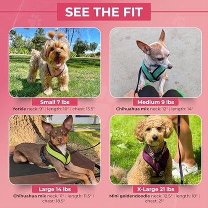 Gooby Comfort X Head-in Dog Harness, Choke-Free, Red, Large - Image 5