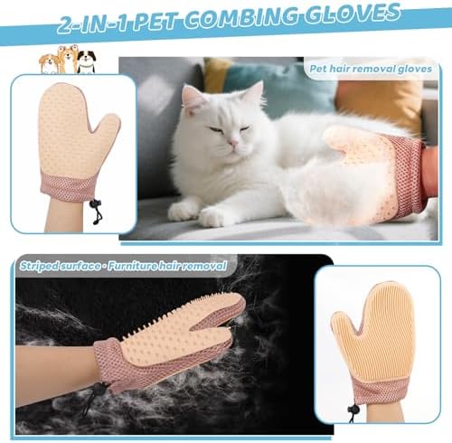 Pet Steam Brush Dog Cat 2026 New Grooming Comb for Shedding, Floating Hair, Smooth & Detangling, Gentle Cool Mist Softens Hair Reduces Static Helps Pets Who Dislike Bathing,Includes Waterless Shampoo - Image 6