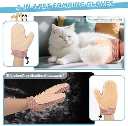 Pet Steam Brush Dog Cat 2026 New Grooming Comb for Shedding, Floating Hair, Smooth & Detangling, Gentle Cool Mist Softens Hair Reduces Static Helps Pets Who Dislike Bathing,Includes Waterless Shampoo - Image 6