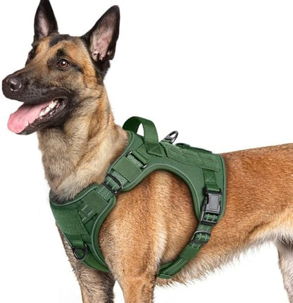 rabbitgoo Tactical Dog Harness for Large Dogs, No Pull Service Pet Vest by rabbitgoo