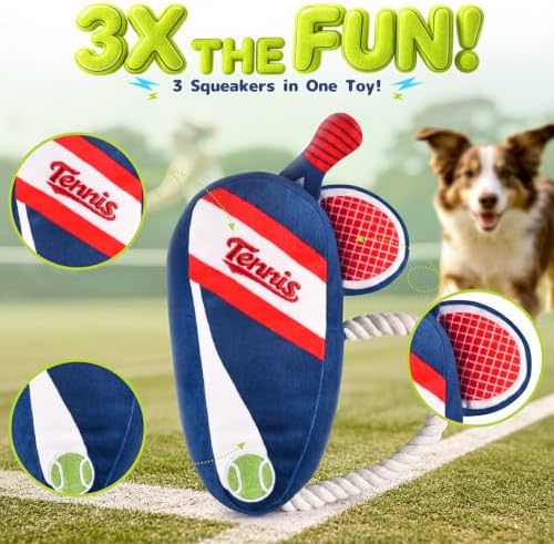 Interactive Plush Squeaky Dog Toy for Puppy Small & Medium Dogs - Image 3