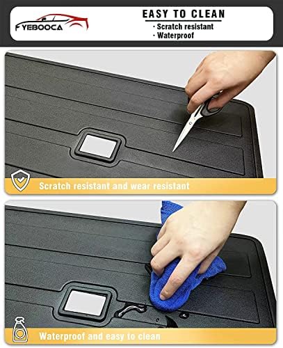 Cargo Liner Compatible with 2021-2026 Bronco Sport Trunk Mat Back Seat Cover Protector (Backrest Mats) - Image 5