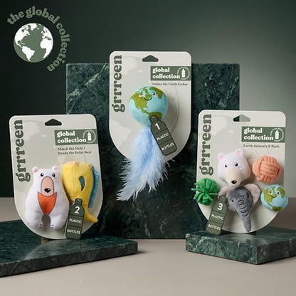 Premium Plush Cat Toy - Mahi Mahi & Polar Bear Toy, Eco Friendly - Image 6