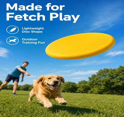 Flying Disc Dog Toy, Interactive Dog Toys - Soft Frisbee for Dogs, Durable Dog Frisbee for Outdoor Play, Visible Color Toys for Active Dogs - Image 3
