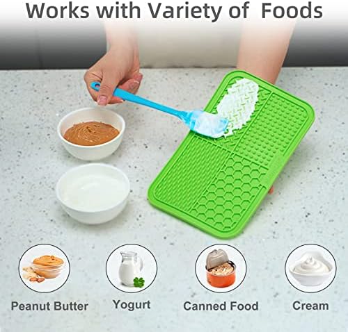 MateeyLife Lick Mat for Dogs & Cats, Slow Feeder Licking Pads for Boredom - Image 3