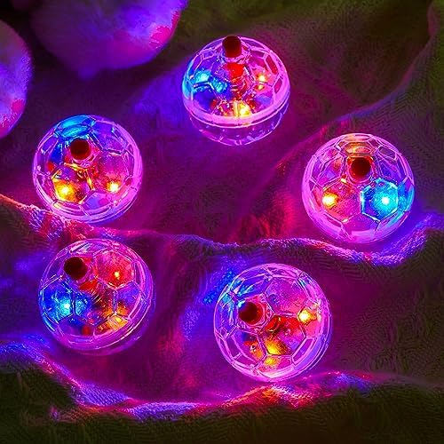 24 Piece Light Up Cat Balls Ghost Hunting Equipment, Indoor Motion-Activated Magic Cat Ball, Plastic Glowing Pet Toys - Image 2
