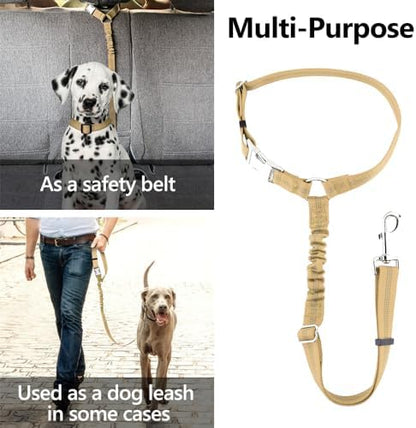 Plutus Pet Dog Seat Belt for Car Headrest, Reflective with Elastic Bungee - Image 6