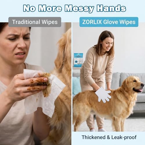 36Pcs Hypoallergenic Pet Glove Wipes for Dogs & Cats - Image 5