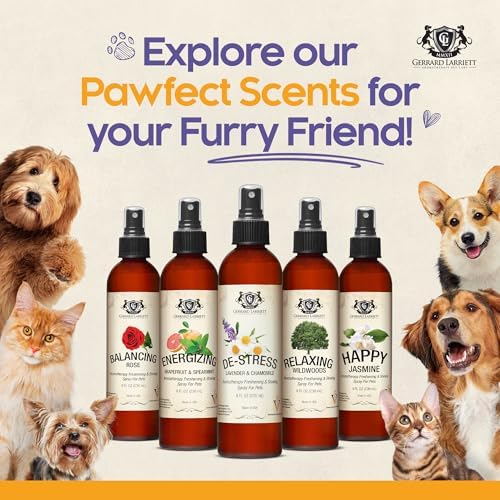 Dog Perfume Spray Long Lasting Chamomile & Lavender 8 Fl Oz, Dog Cologne Spray Long Lasting for Groomers, Calming Deodorizer Perfume for Dogs, Pet Puppy Deodorizing Fragrance by Gerrard Larriett - Image 6