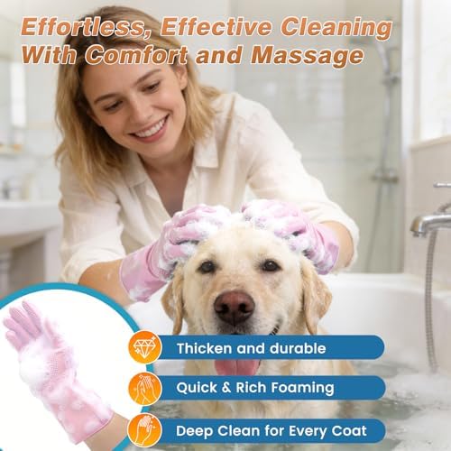 7 PCS Pet Grooming Kit & Bath Supplies for Dogs, Cats - - Image 3