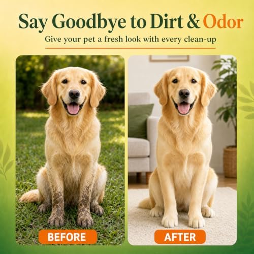 ZeaCotio Pet Wipes for Dogs and Cats, Gentle Grooming Wipes for Paws, Butt, Face and Coat, Deodorizing Dog Wipes for Daily Cleaning, Unscented Cat Wipes for Sensitive Skin - Image 6