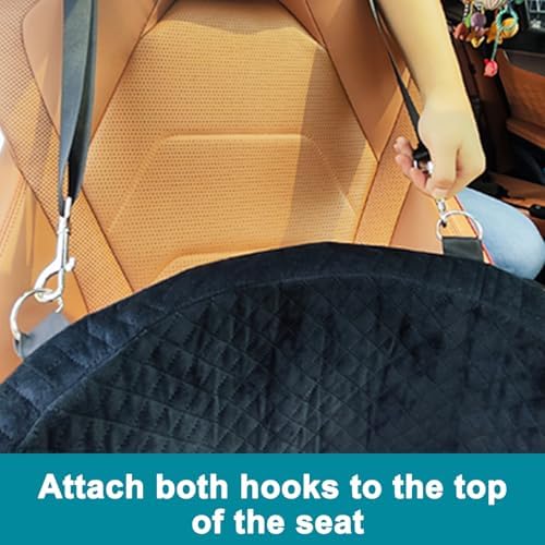 Vivifying Dog Car Seat Replacement Strap, 26-46.5 Inch Headrest Belt, Black - Image 5