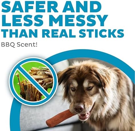 Dogwood Mesquite Stick Dog Chew Toy, Medium, 7.5", 2-Pack - Image 3