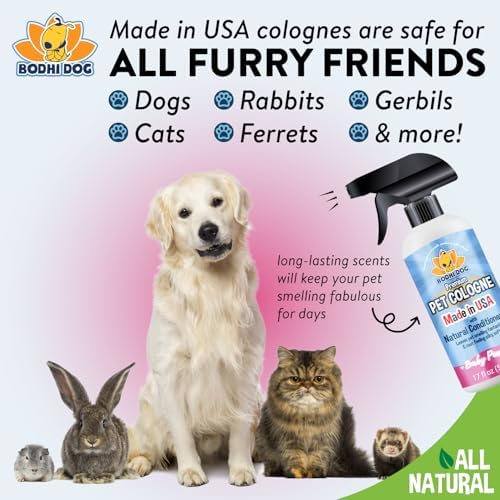 Bodhi Dog Premium Dog Cologne - Deodorizing Dog Perfume & Conditioner for Dogs & Cats - Natural Long Lasting Spray - Keeps Pets Fresh All Day - Gentle, Safe Formula, Made in USA - Baby Powder 17 Fl Oz - Image 5