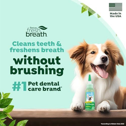 TropiClean Clean Teeth Gel for Dogs | Dog Dental Care | Dog Toothpaste | Breath Freshener | Easy Teeth Cleaning | Made in the USA | 2 oz - Image 2