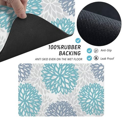 Dog Food Mat for Floors, Absorbent Pet Cat Food Bowl Mat, 2 Pack - Image 7