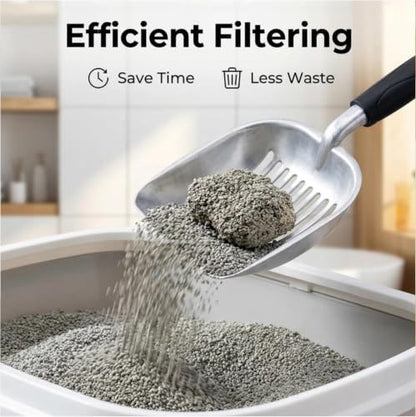 Heavy-Duty Cat Litter Scoop with Holder&Litter Bags - Image 4