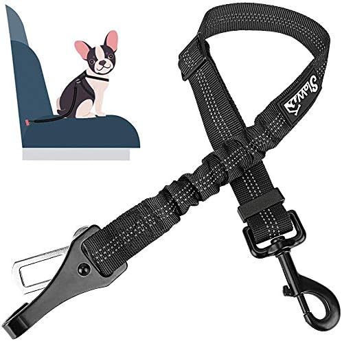 SlowTon Dog Car Seat Belt, 3 in 1 Latch Bar Attachment Dog Safety Seatbelt by SlowTon