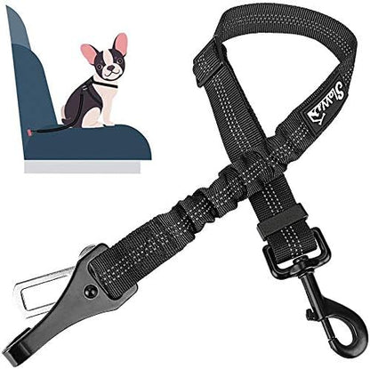 SlowTon Dog Car Seat Belt, 3 in 1 Latch Bar Attachment Dog Safety Seatbelt by SlowTon
