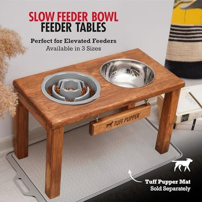 Tuff Pupper Slow Feeder Insert Bowl | Puzzle Maze Slows Down Eating | Elevated Feeder Tray Bowls | Standalone Dog Bowl | Pet Bowls Insert | Easy Clean Dishwasher Safe (2 Cups - Fits 7.5-8 Inch Hole) - Image 4