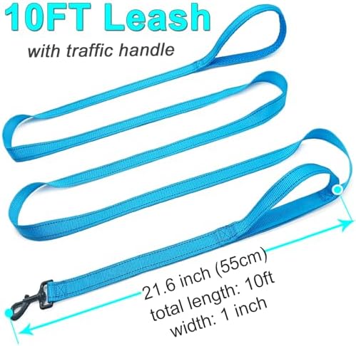 Traffic Handle Dog Leash 10FT Reflective Lead Large Medium Dog - Image 5