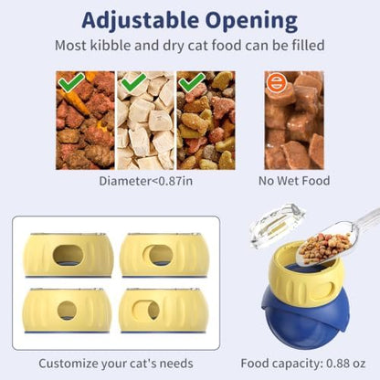 Interactive Cat Toy for Indoor Cats Treat Puzzle Feeder Dispenser - Image 5