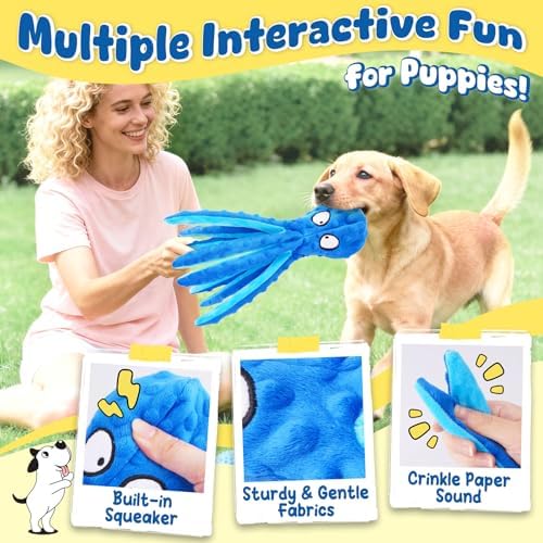 KIPRITII 9 Pack Puppy Toys Set for Small Dogs, Teething & Interactive Play - Image 3